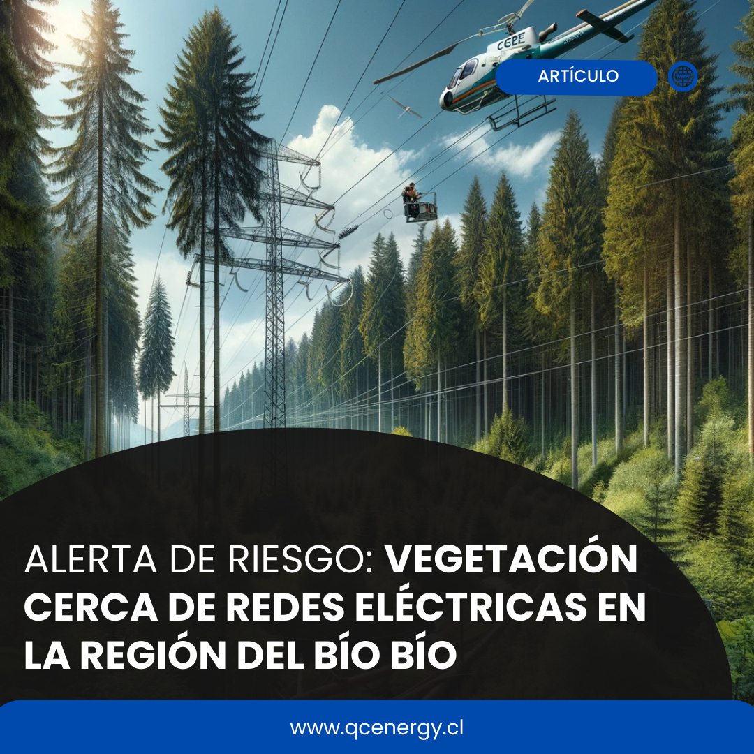 🌳Alerta de Riesgo: Vegetación cerca de Redes Eléctricas en la región del Bío Bío🌳🔥